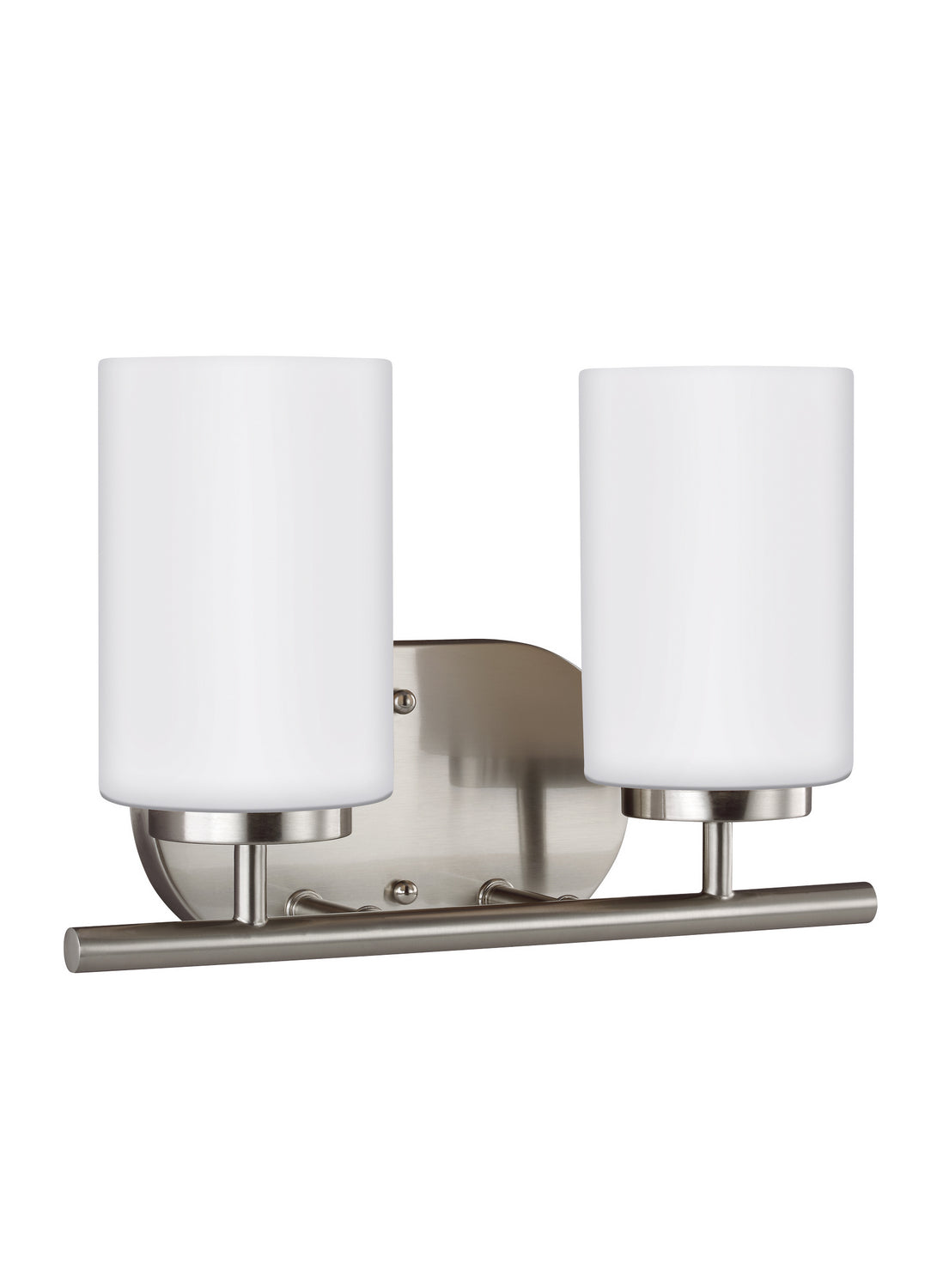 Generation Lighting. - 41161-962 - Two Light Wall / Bath - Oslo - Brushed Nickel