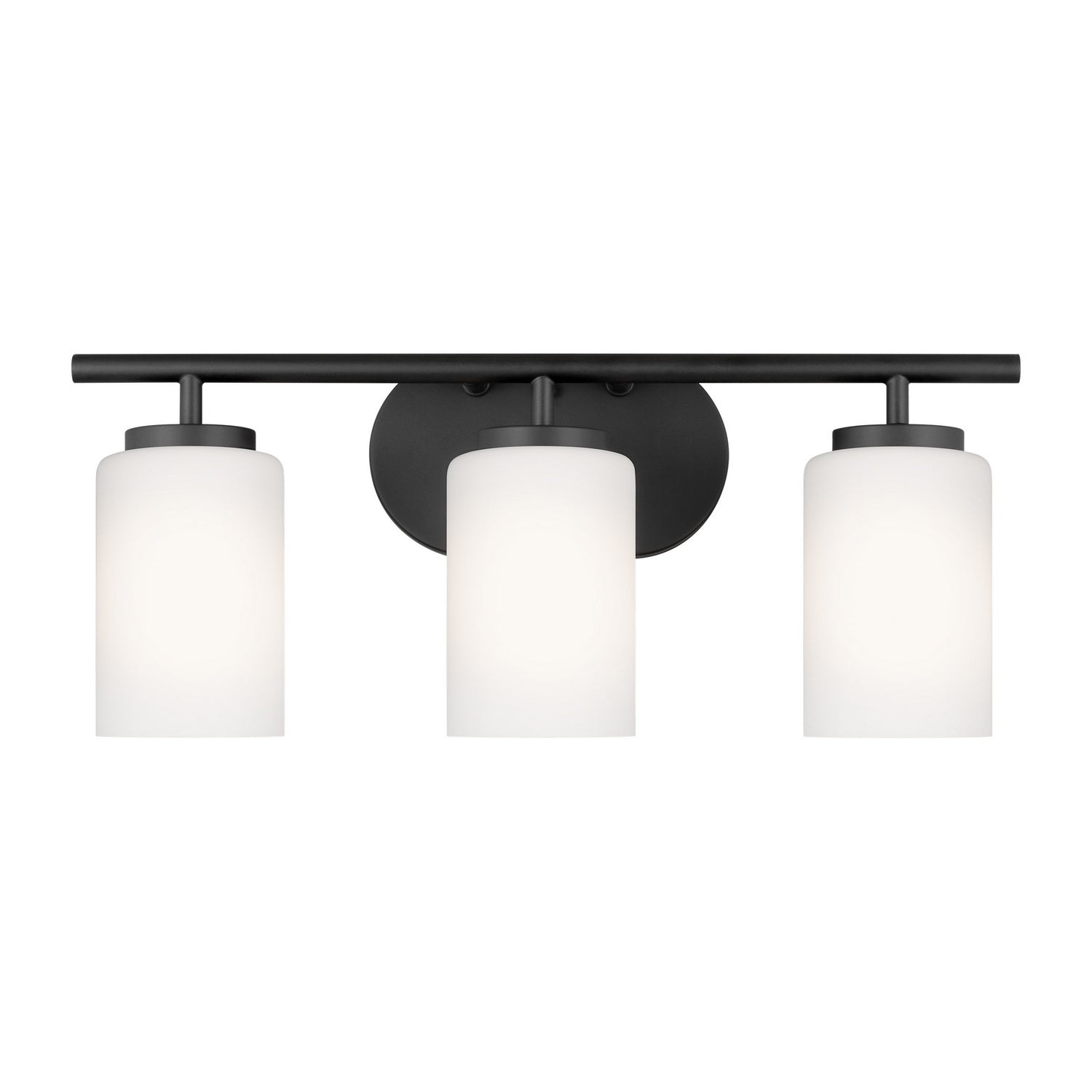 Generation Lighting. - 41162EN3-112 - Three Light Wall / Bath - Oslo - Midnight Black