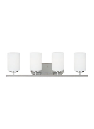 Generation Lighting. - 41163EN3-05 - Four Light Wall / Bath - Oslo - Chrome