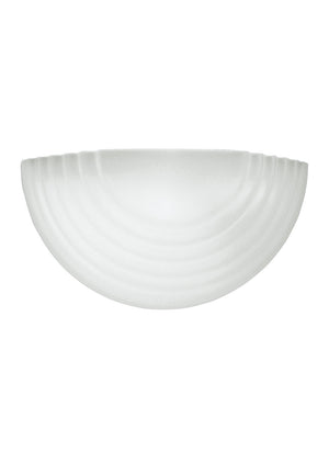 Generation Lighting. - 4123EN3-15 - One Light Wall / Bath Sconce - Stepped Glass - White