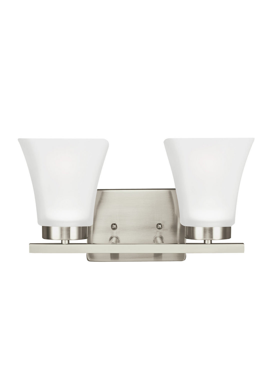 Generation Lighting. - 4411602EN3-962 - Two Light Wall / Bath - Bayfield - Brushed Nickel