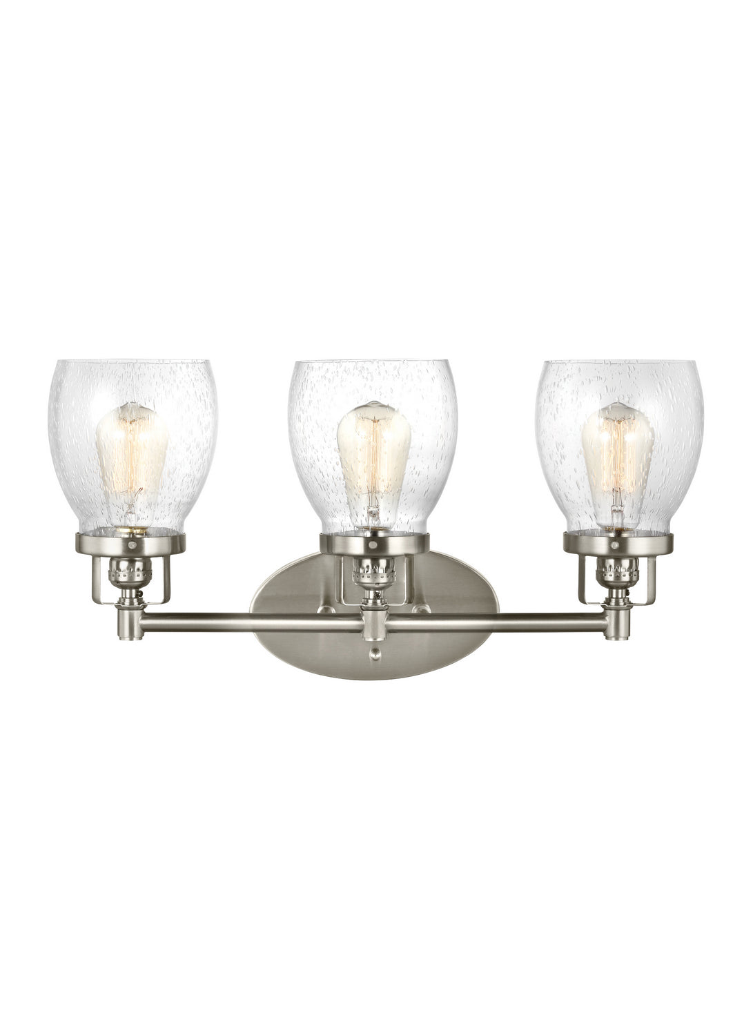 Generation Lighting. - 4414503-962 - Three Light Wall / Bath - Belton - Brushed Nickel