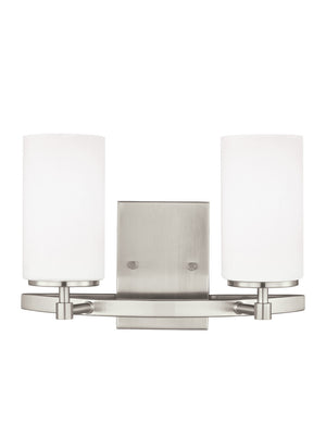 Generation Lighting. - 4424602EN3-962 - Two Light Wall / Bath - Alturas - Brushed Nickel