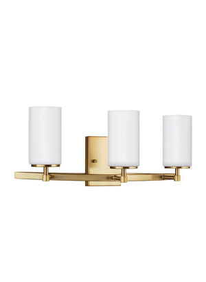 Generation Lighting. - 4424603EN3-848 - Three Light Wall / Bath - Alturas - Satin Brass