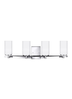 Generation Lighting. - 4424604-05 - Four Light Wall / Bath - Alturas - Chrome