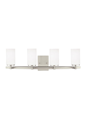 Generation Lighting. - 4424604EN3-962 - Four Light Wall / Bath - Alturas - Brushed Nickel