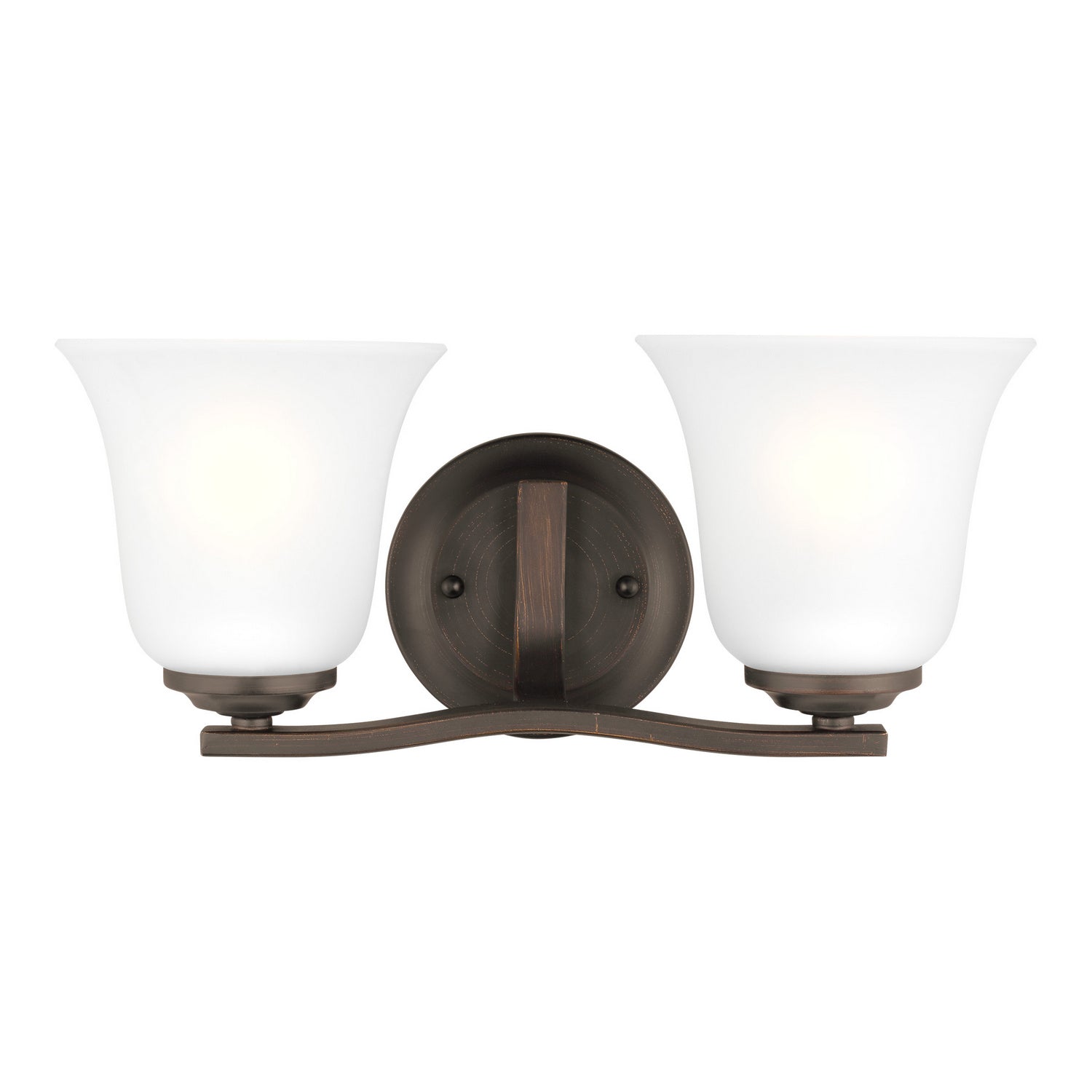 Generation Lighting. - 4439002-710 - Two Light Wall / Bath - Emmons - Bronze