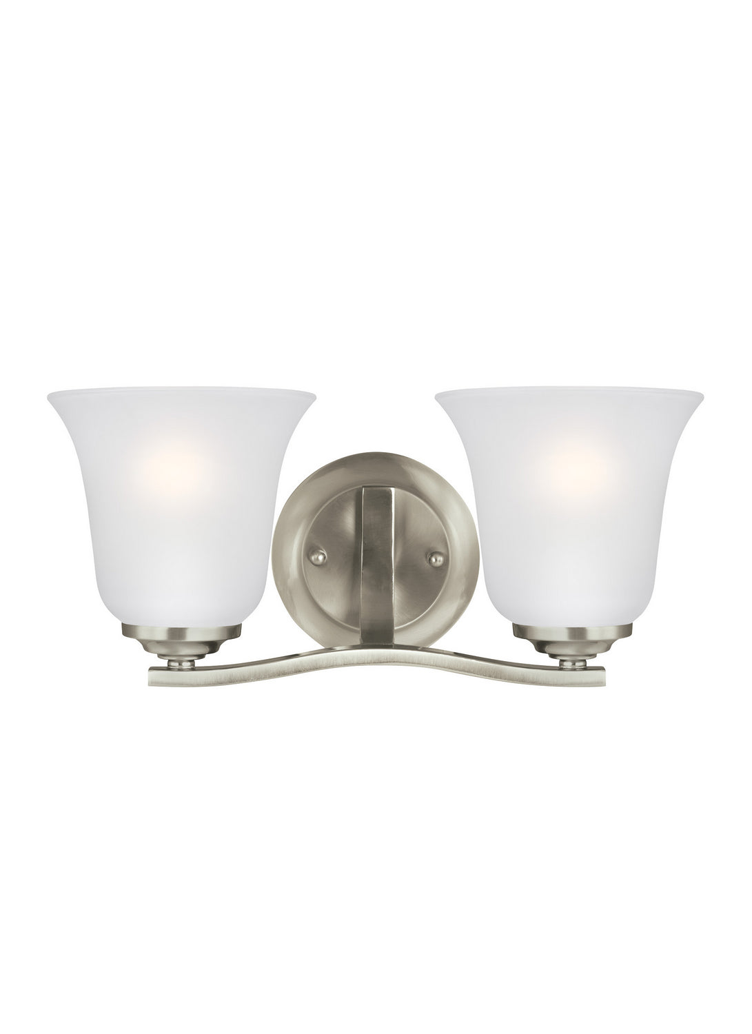 Generation Lighting. - 4439002EN3-962 - Two Light Wall / Bath - Emmons - Brushed Nickel