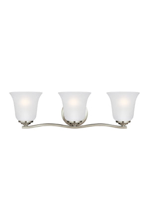 Generation Lighting. - 4439003EN3-962 - Three Light Wall / Bath - Emmons - Brushed Nickel