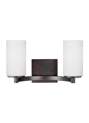 Generation Lighting. - 4439102-710 - Two Light Wall / Bath - Hettinger - Bronze