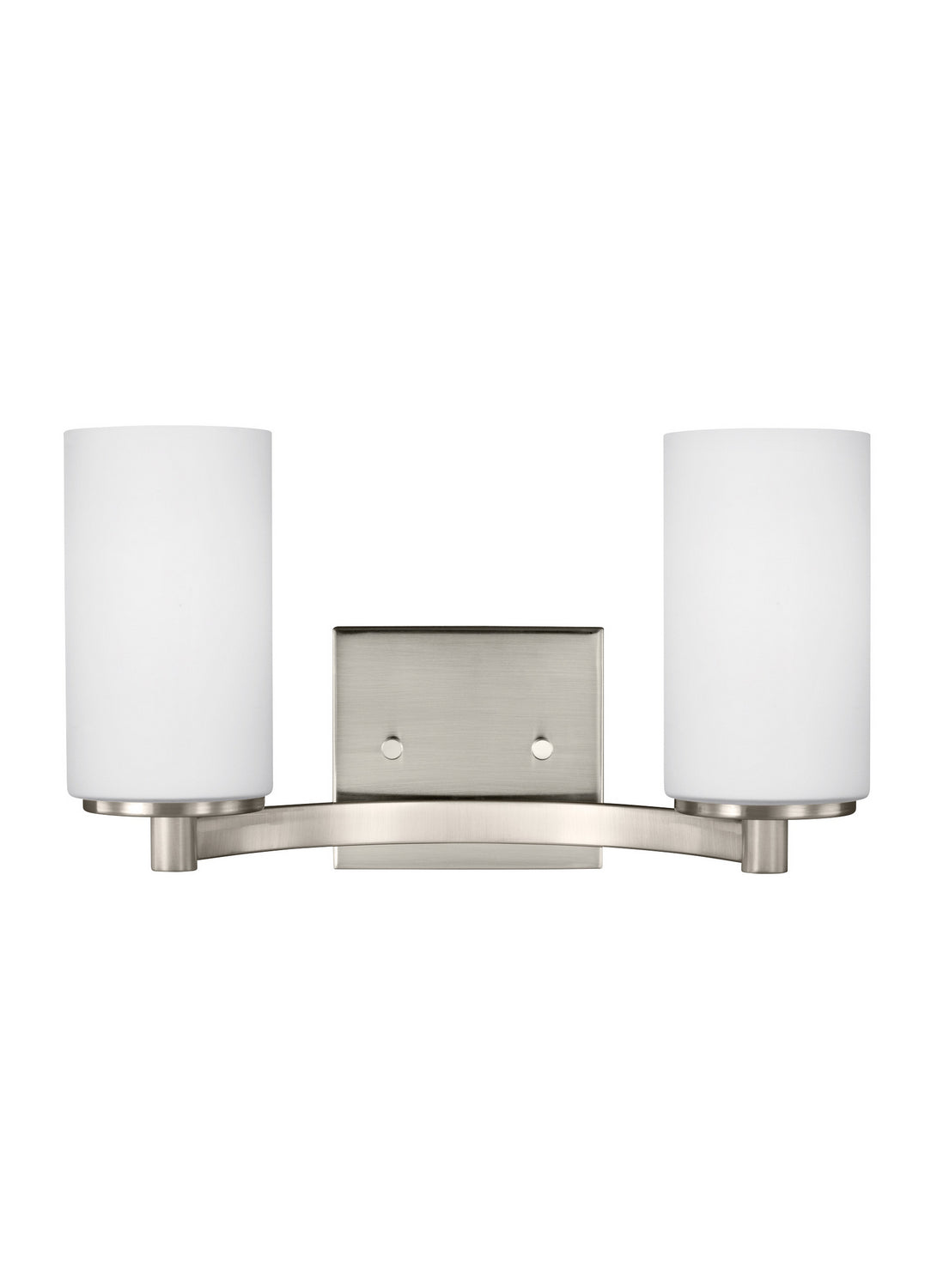 Generation Lighting. - 4439102EN3-962 - Two Light Wall / Bath - Hettinger - Brushed Nickel