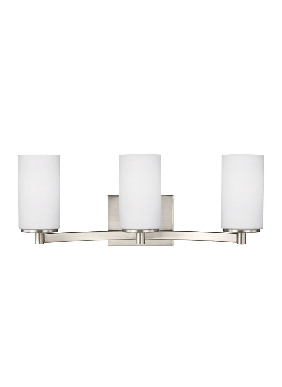 Generation Lighting. - 4439103-962 - Three Light Wall / Bath - Hettinger - Brushed Nickel