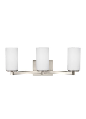 Generation Lighting. - 4439103EN3-962 - Three Light Wall / Bath - Hettinger - Brushed Nickel