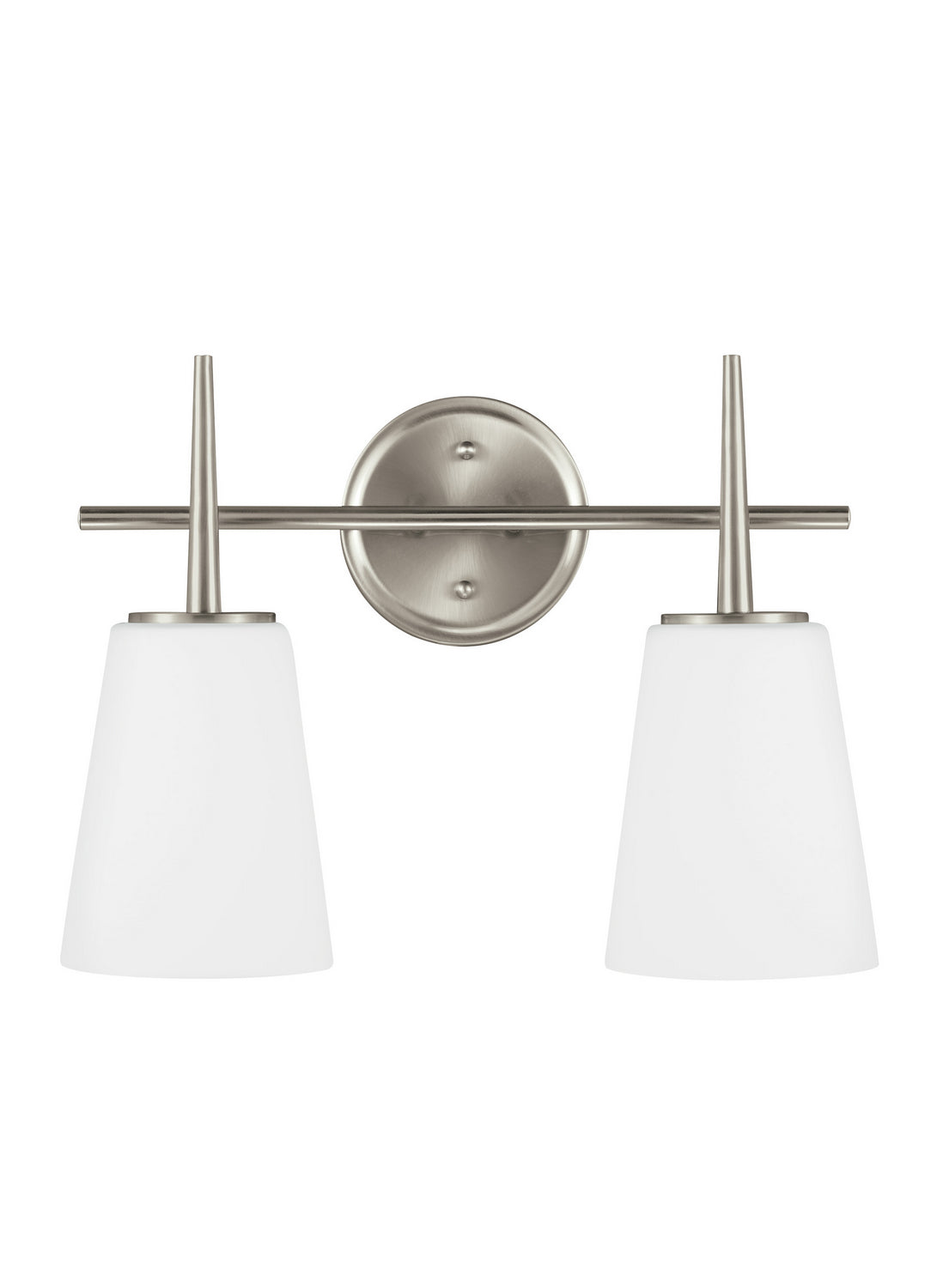 Generation Lighting. - 4440402EN3-962 - Two Light Wall / Bath - Driscoll - Brushed Nickel