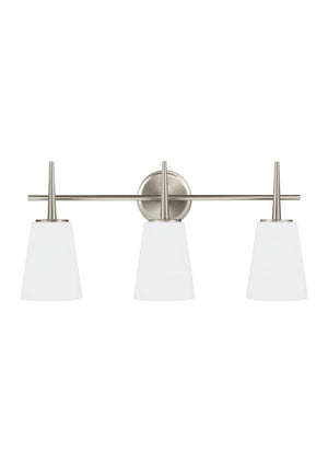 Generation Lighting. - 4440403EN3-962 - Three Light Wall / Bath - Driscoll - Brushed Nickel