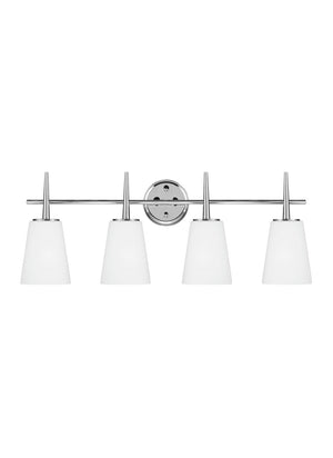 Generation Lighting. - 4440404EN3-05 - Four Light Wall / Bath - Driscoll - Chrome