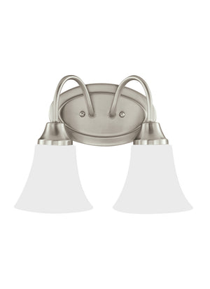 Generation Lighting. - 44806EN3-962 - Two Light Wall / Bath - Holman - Brushed Nickel