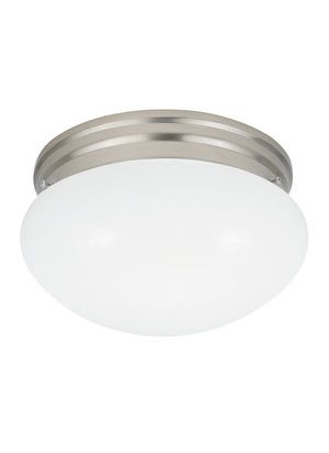 Generation Lighting. - 5326EN3-962 - One Light Flush Mount - Webster - Brushed Nickel