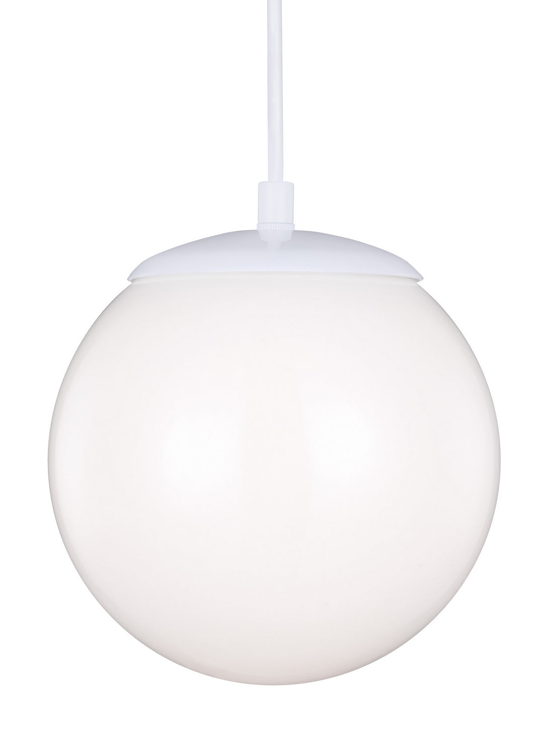 Visual Comfort Studio - 6018EN3-15 - One Light Pendant - Leo - Hanging Globe - White