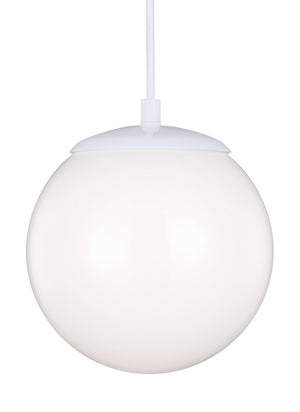 Visual Comfort Studio - 6018EN3-15 - One Light Pendant - Leo - Hanging Globe - White