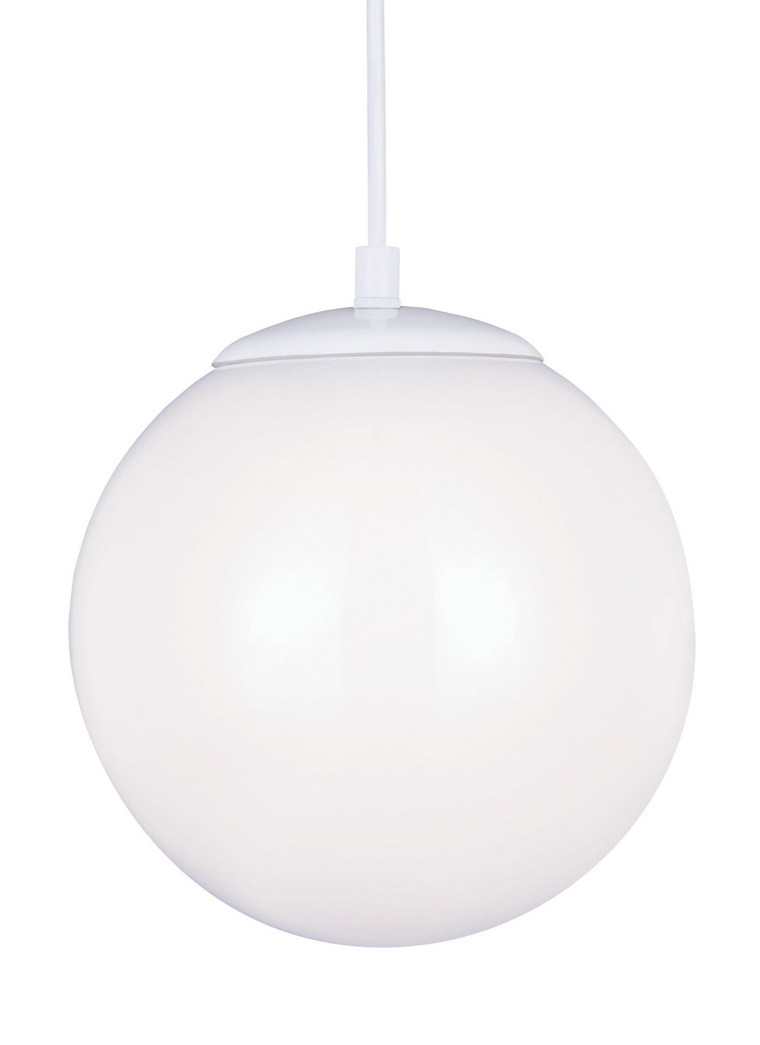 Visual Comfort Studio - 6020EN3-15 - One Light Pendant - Leo - Hanging Globe - White
