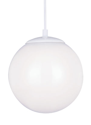 Visual Comfort Studio - 6020EN3-15 - One Light Pendant - Leo - Hanging Globe - White