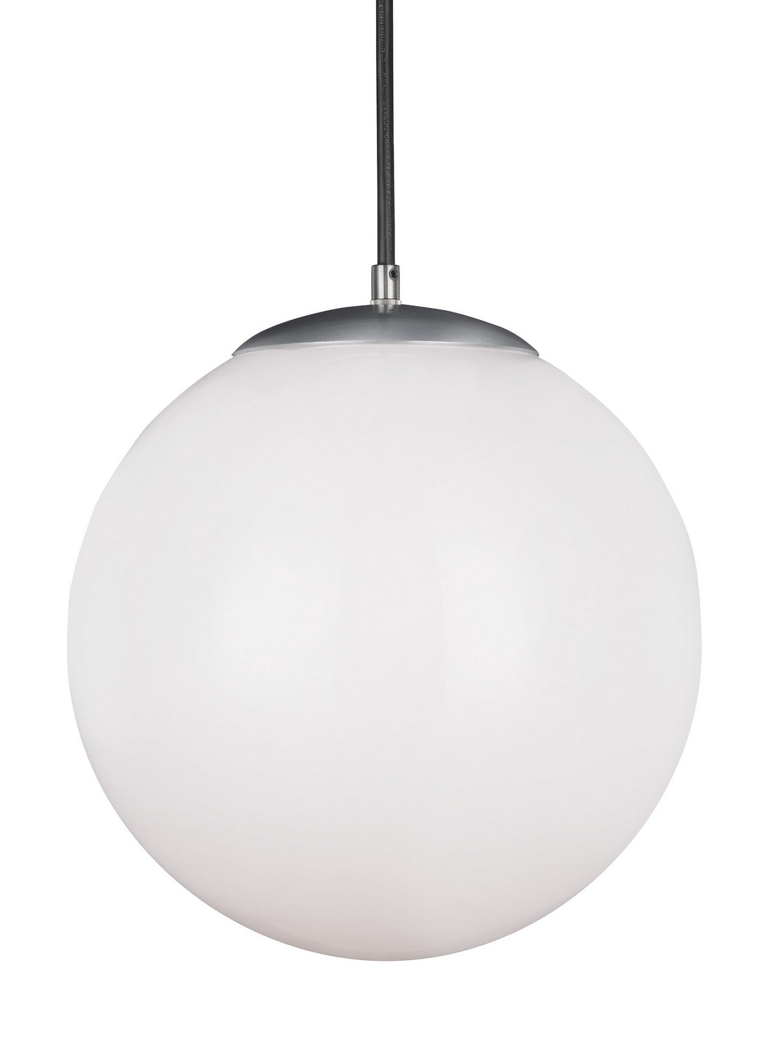 Visual Comfort Studio - 6024EN3-04 - One Light Pendant - Leo - Hanging Globe - Satin Aluminum