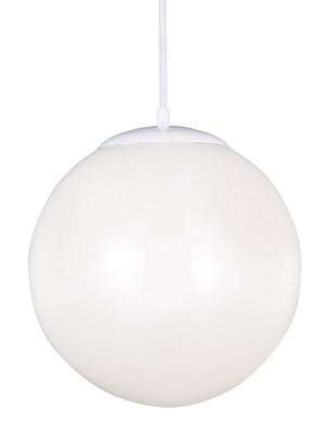 Visual Comfort Studio - 6024EN3-15 - One Light Pendant - Leo - Hanging Globe - White