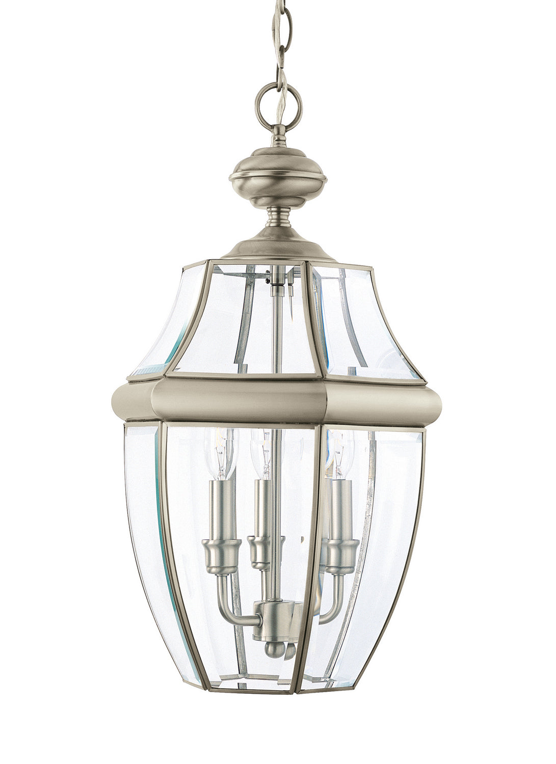 Generation Lighting. - 6039EN-965 - Three Light Outdoor Pendant - Lancaster - Antique Brushed Nickel