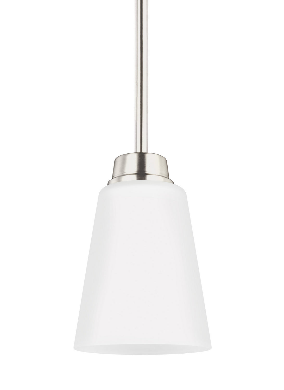 Generation Lighting. - 6115201EN3-962 - One Light Mini-Pendant - Kerrville - Brushed Nickel