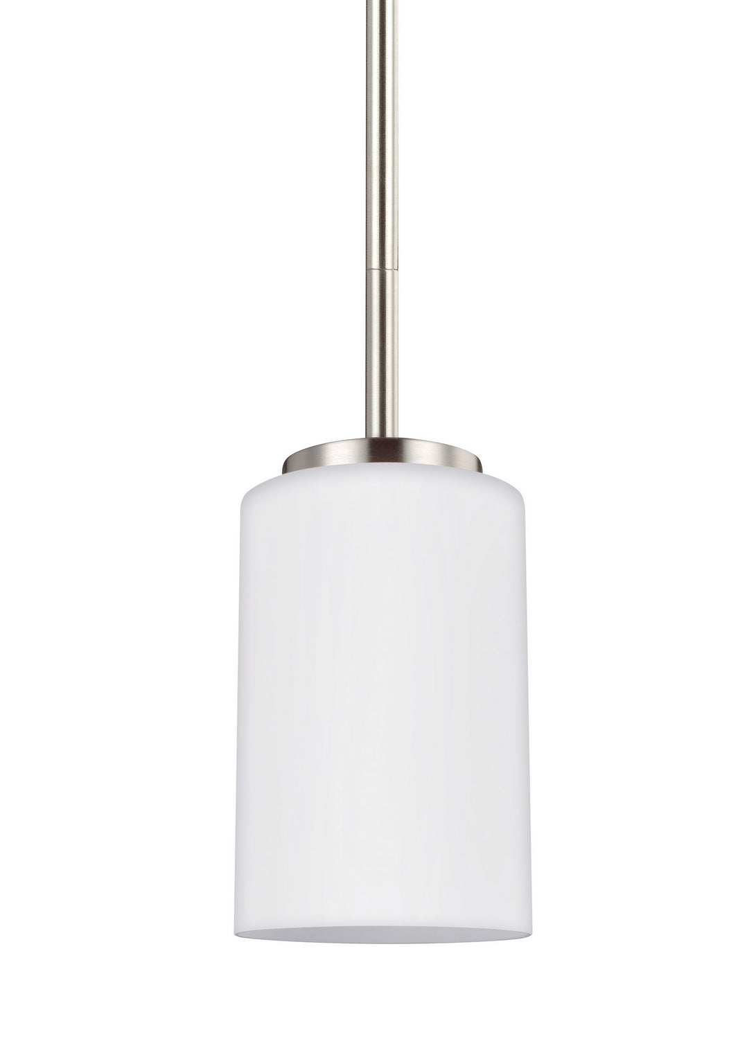 Generation Lighting. - 61160EN3-962 - One Light Mini-Pendant - Oslo - Brushed Nickel