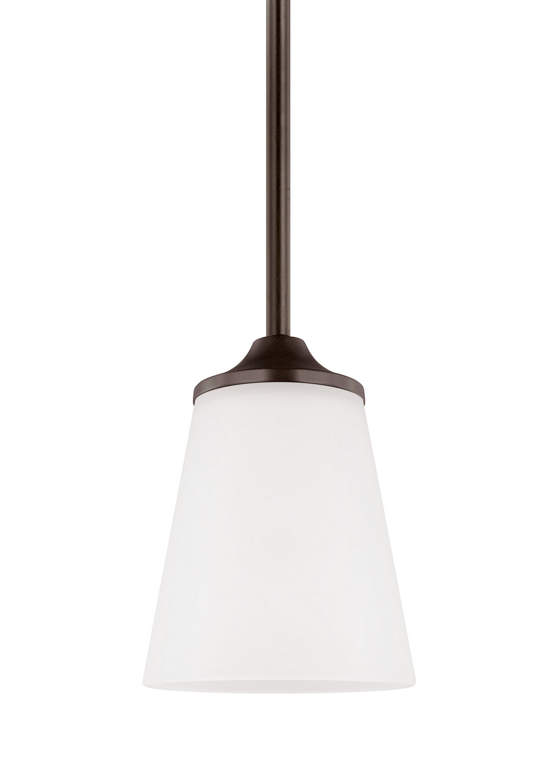 Generation Lighting. - 6124501EN3-710 - One Light Mini-Pendant - Hanford - Bronze