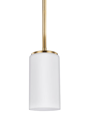 Generation Lighting. - 6124601-848 - One Light Mini-Pendant - Alturas - Satin Brass