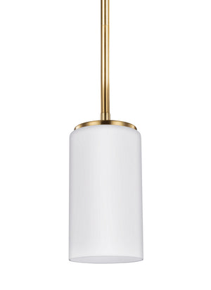 Generation Lighting. - 6124601EN3-848 - One Light Mini-Pendant - Alturas - Satin Brass