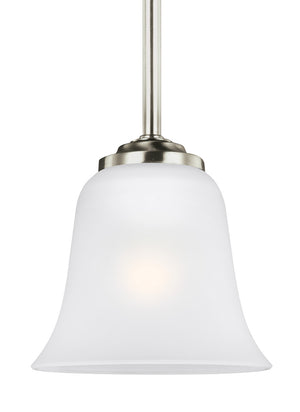 Generation Lighting. - 6139001EN3-962 - One Light Mini-Pendant - Emmons - Brushed Nickel