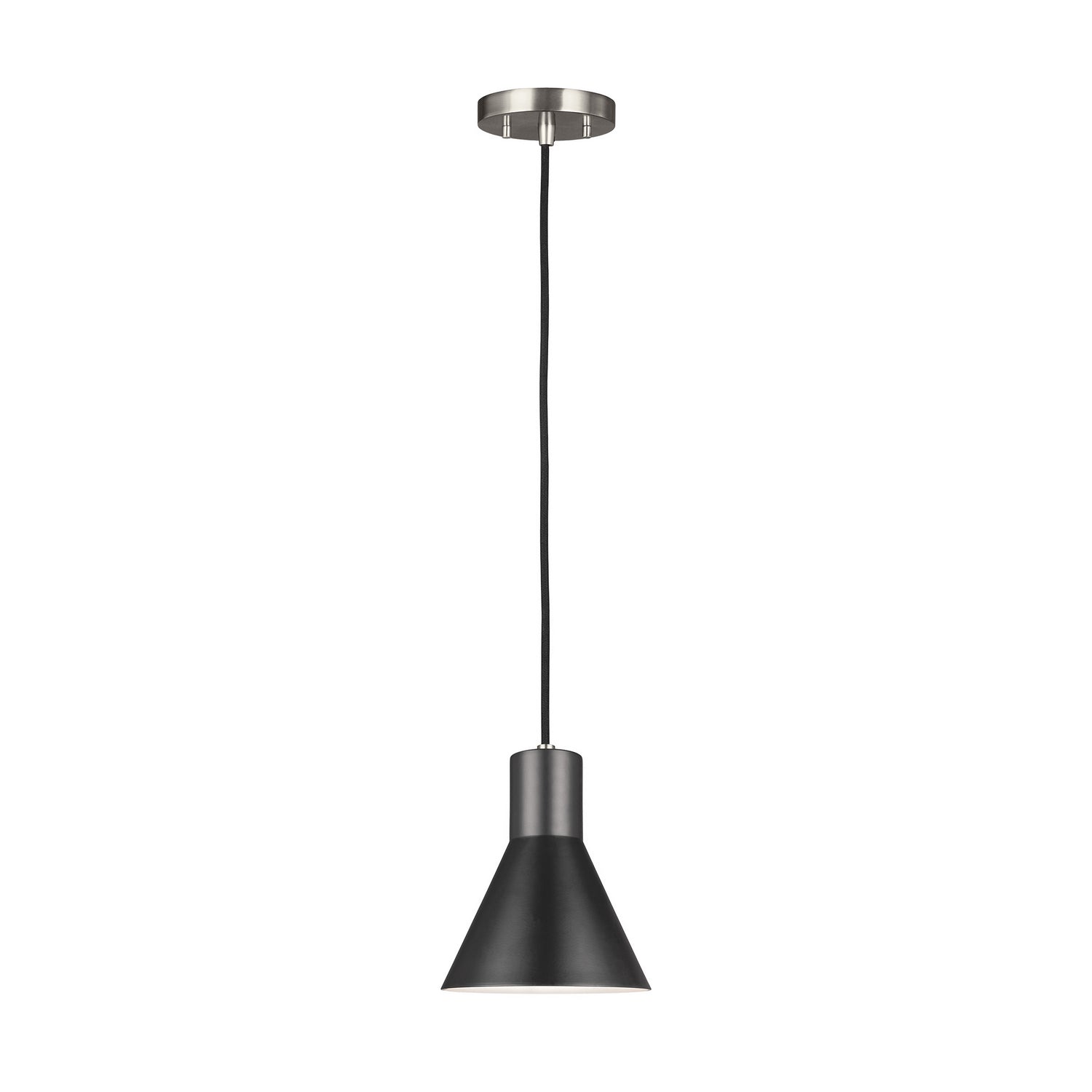 Generation Lighting. - 6141301-962 - One Light Mini-Pendant - Towner - Brushed Nickel