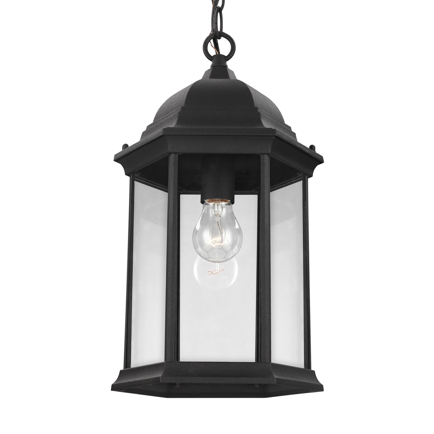 Generation Lighting. - 6238701-12 - One Light Outdoor Pendant - Sevier - Black