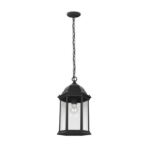 Generation Lighting. - 6238701-12 - One Light Outdoor Pendant - Sevier - Black