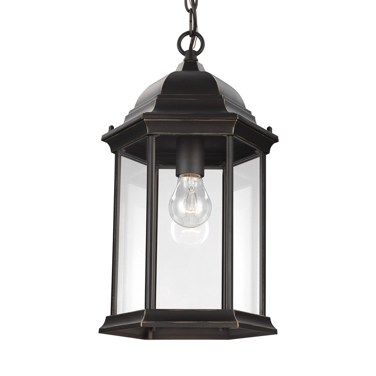 Generation Lighting - 6238701-71 - One Light Outdoor Pendant - Sevier - Antique Bronze