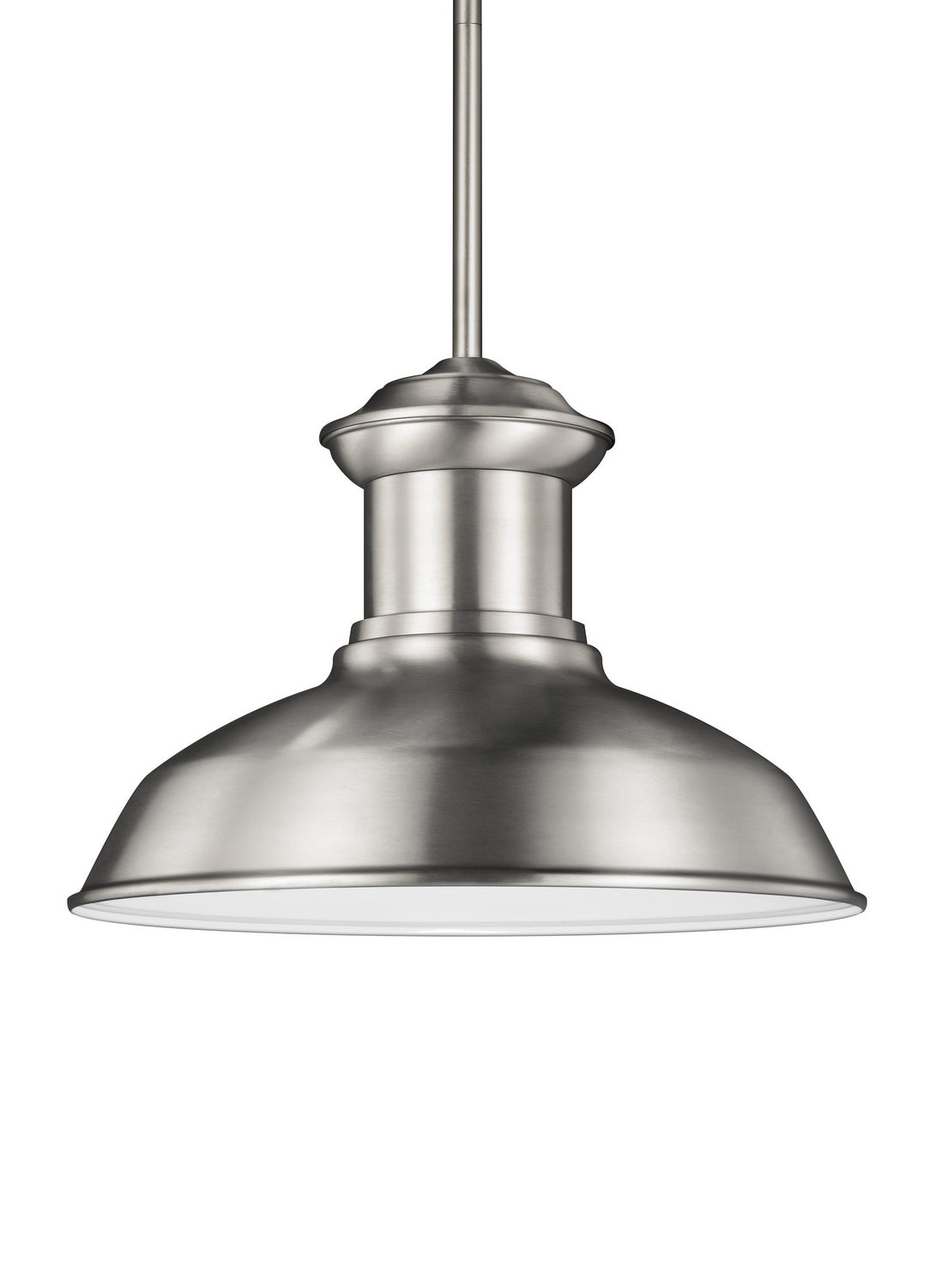 Generation Lighting. - 6247701EN3-04 - One Light Outdoor Pendant - Fredricksburg - Satin Aluminum