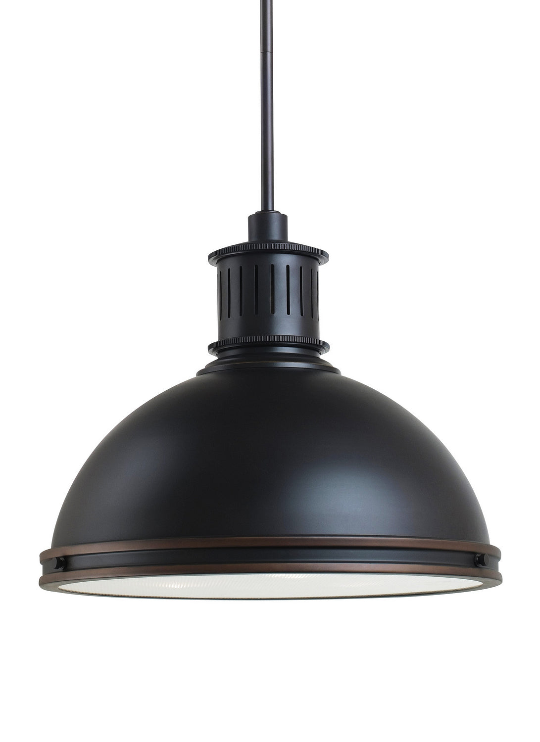 Generation Lighting. - 65087EN3-715 - Three Light Pendant - Pratt Street Metal - Autumn Bronze