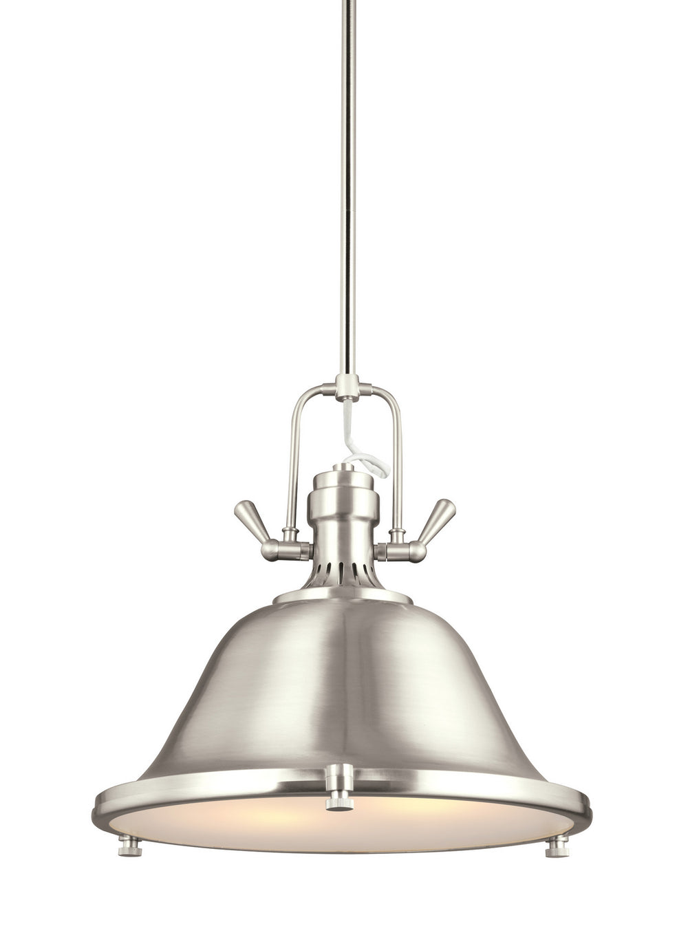 Generation Lighting - 6514402EN3-962 - Two Light Pendant - Stone Street - Brushed Nickel