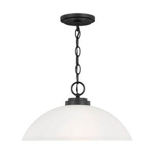 Generation Lighting. - 65160EN3-112 - One Light Pendant - Oslo - Midnight Black