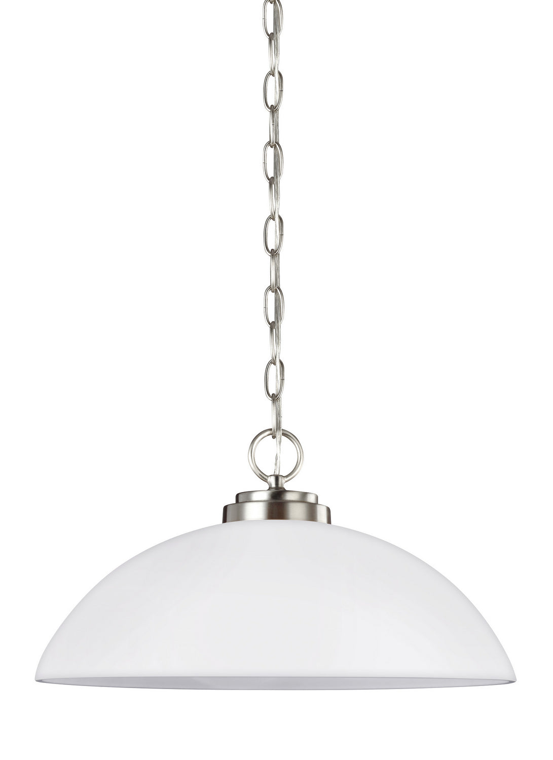 Generation Lighting. - 65160EN3-962 - One Light Pendant - Oslo - Brushed Nickel