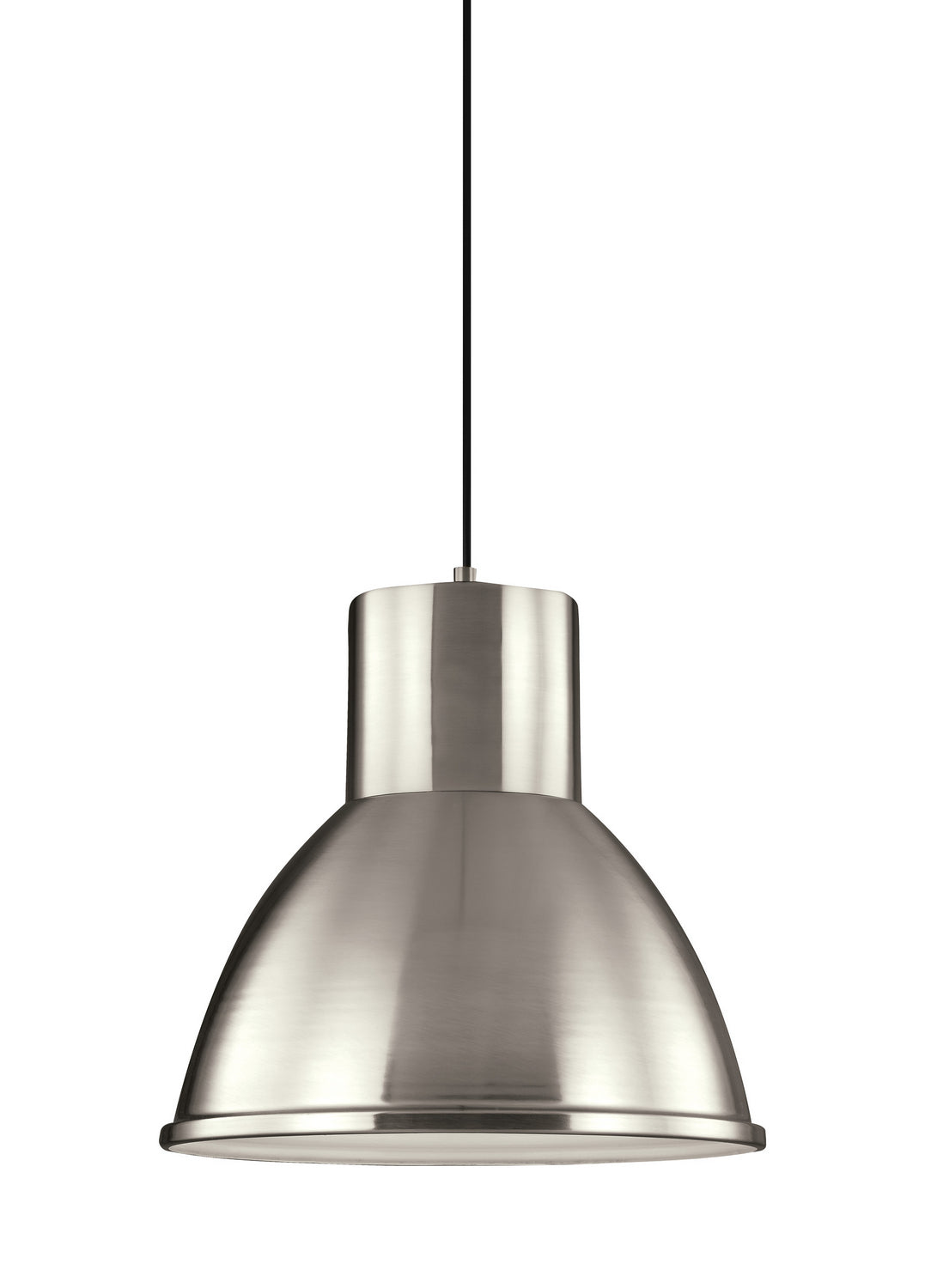 Generation Lighting. - 6517401EN3-962 - One Light Pendant - Division Street - Brushed Nickel