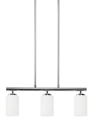 Generation Lighting. - 66160EN3-05 - Three Light Island Pendant - Oslo - Chrome