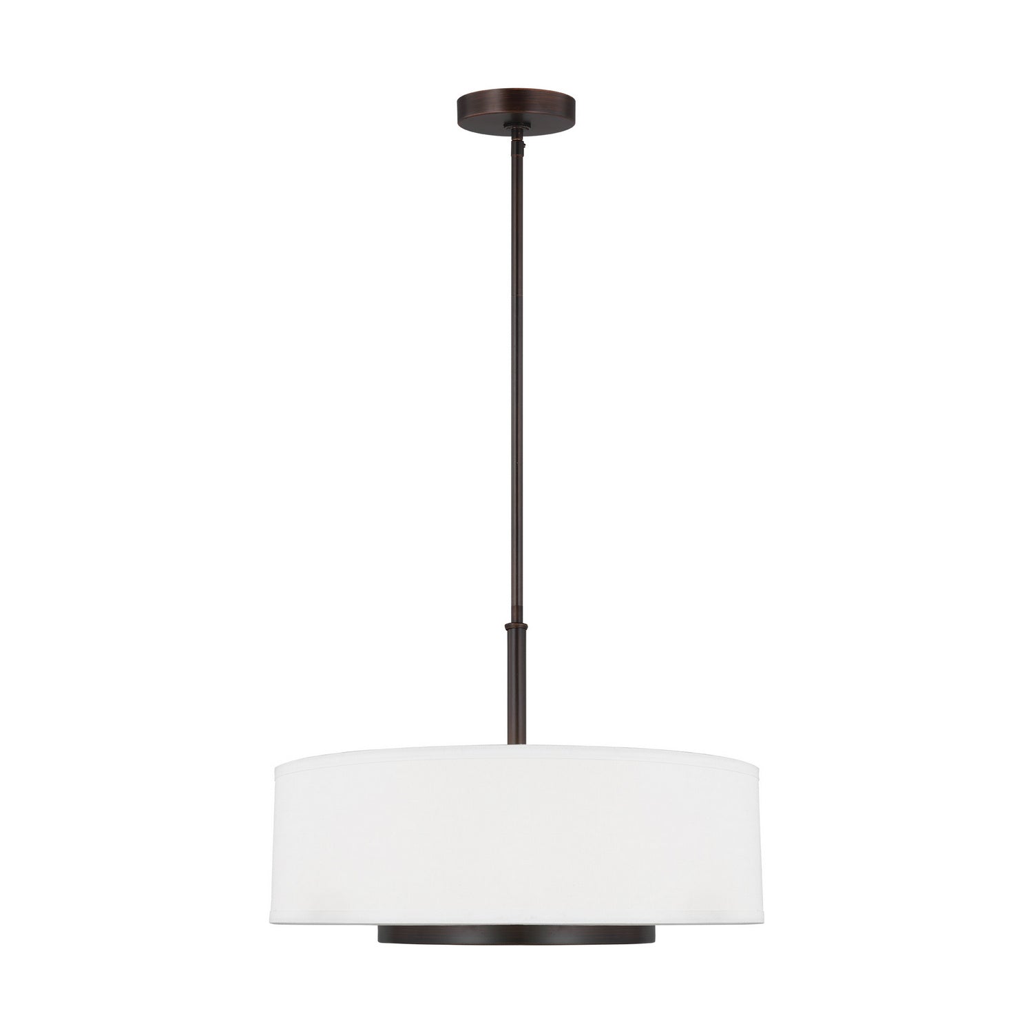 Generation Lighting. - 6628003EN3-710 - Three Light Pendant - Nance - Bronze