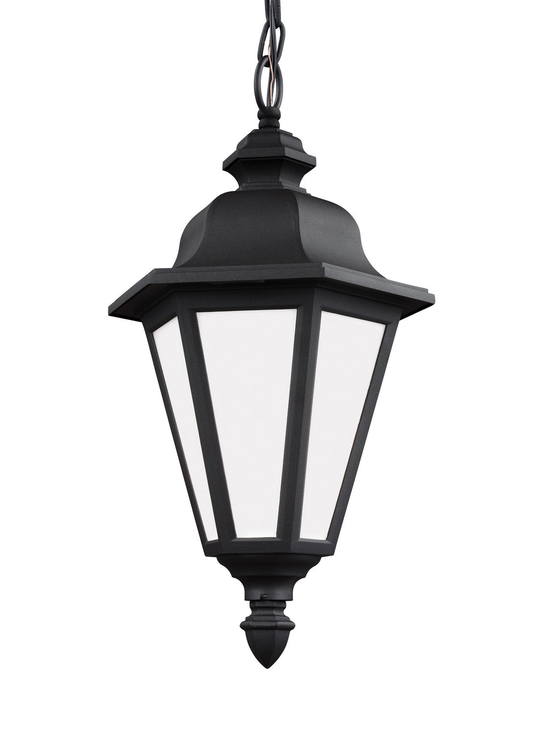 Generation Lighting - 69025EN3-12 - One Light Outdoor Pendant - Brentwood - Black