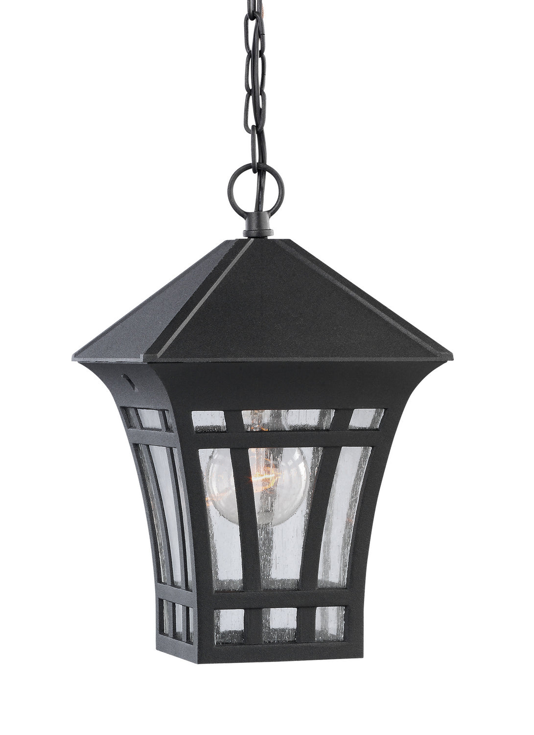 Generation Lighting. - 69131-12 - One Light Outdoor Pendant - Herrington - Black