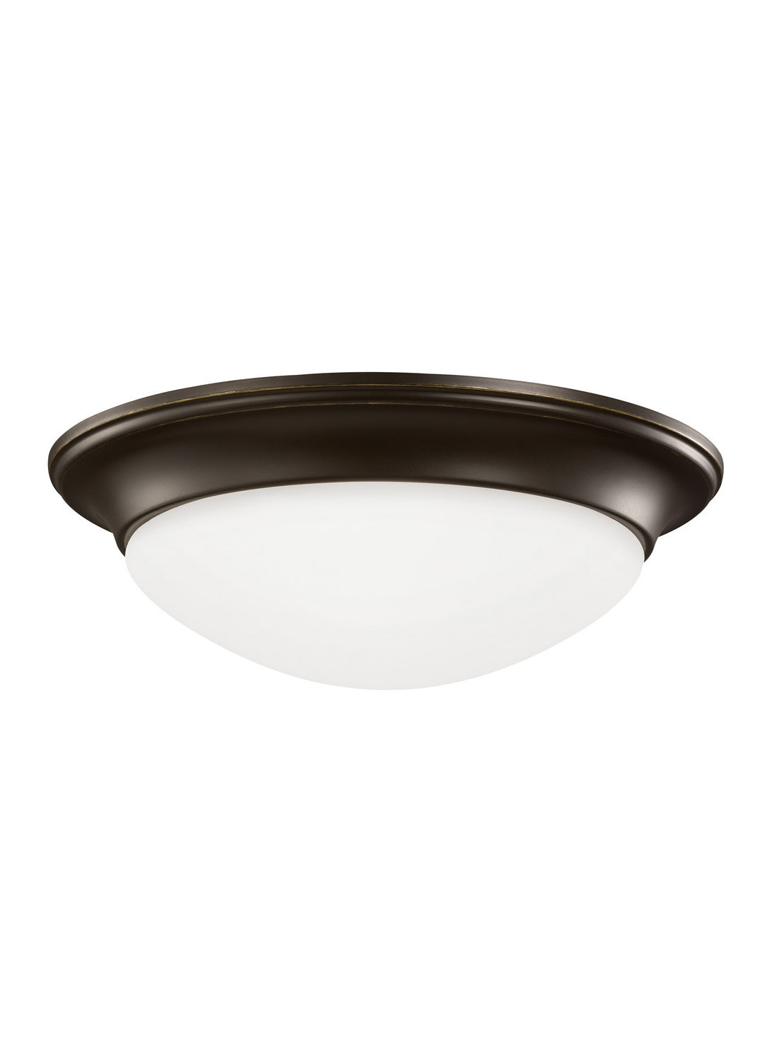 Generation Lighting. - 75434EN3-710 - One Light Flush Mount - Nash - Bronze